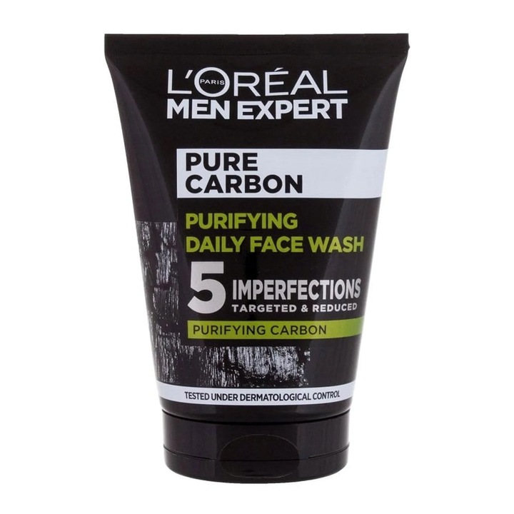 Почистващ гел за кожа, L'Oreal Paris, Men Pure Charcoal, 100 мл