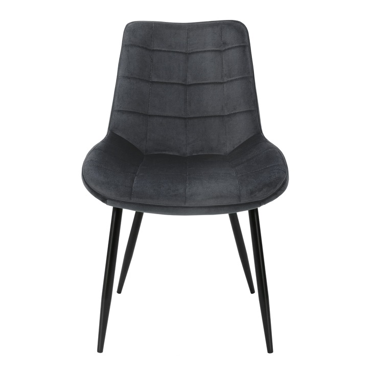 Стол за трапезария ML-Design, антрацит, 53x60x88 см, стомана, 4,9 кг, универсален, многофункционален