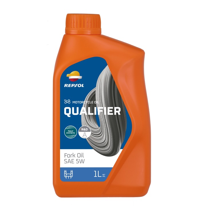 Repsol Qualifier Fork Oil 5W 1L villaolaj