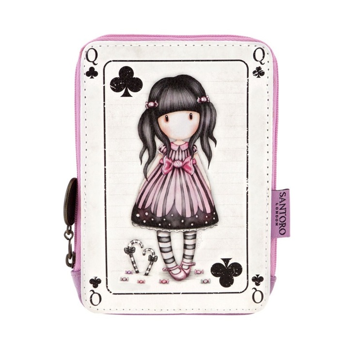 Portofel tip carte joc Santoro Gorjuss Sugar and Spice