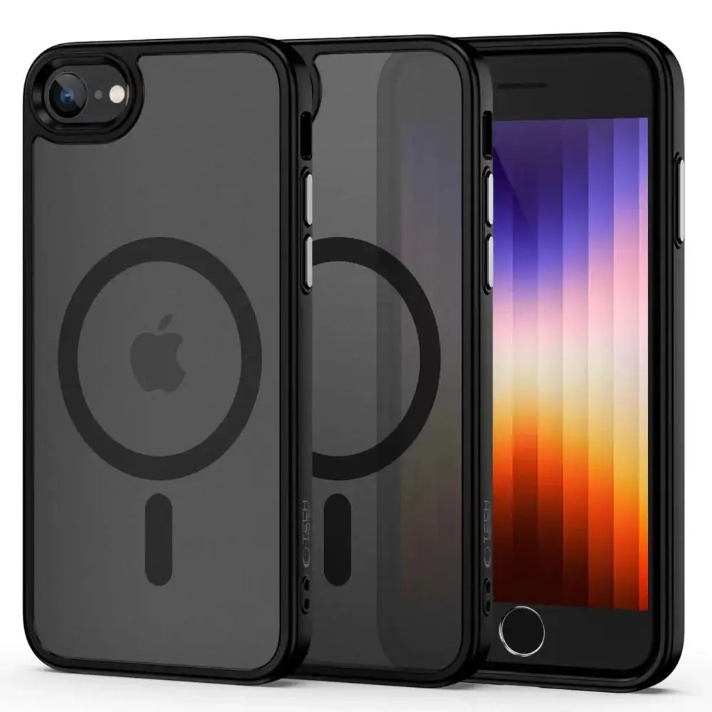 Carcasa TECH-PROTECT MAGMAT MagSafe compatibila cu iPhone 7/8/SE 2020/2022 Matte Black