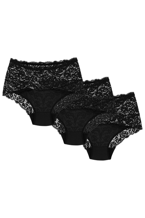 Chiloti clasic, Wolbar, 3 pachete, WB414, Negru