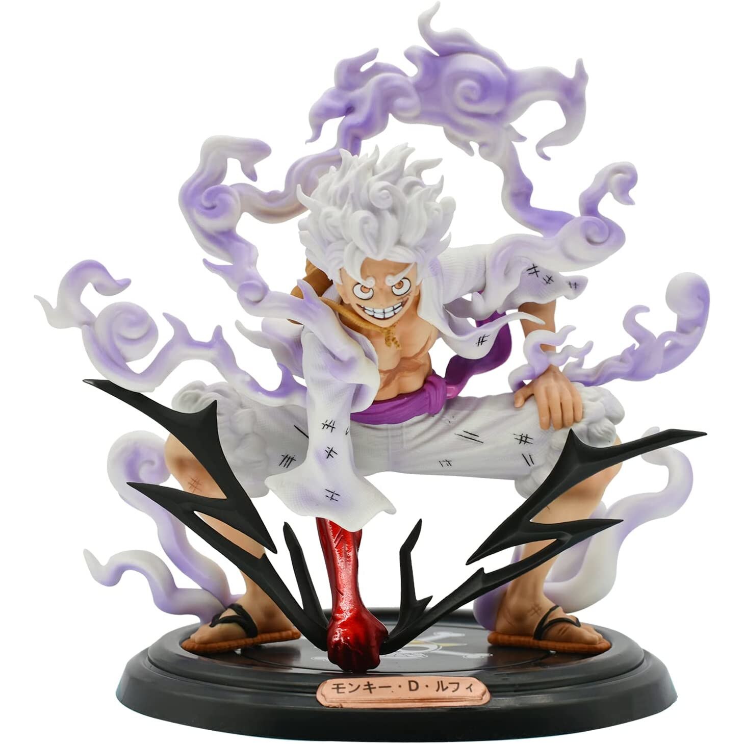 Figurina One Piece, HiScooter, Model Luffy Gear 5, Multicolor