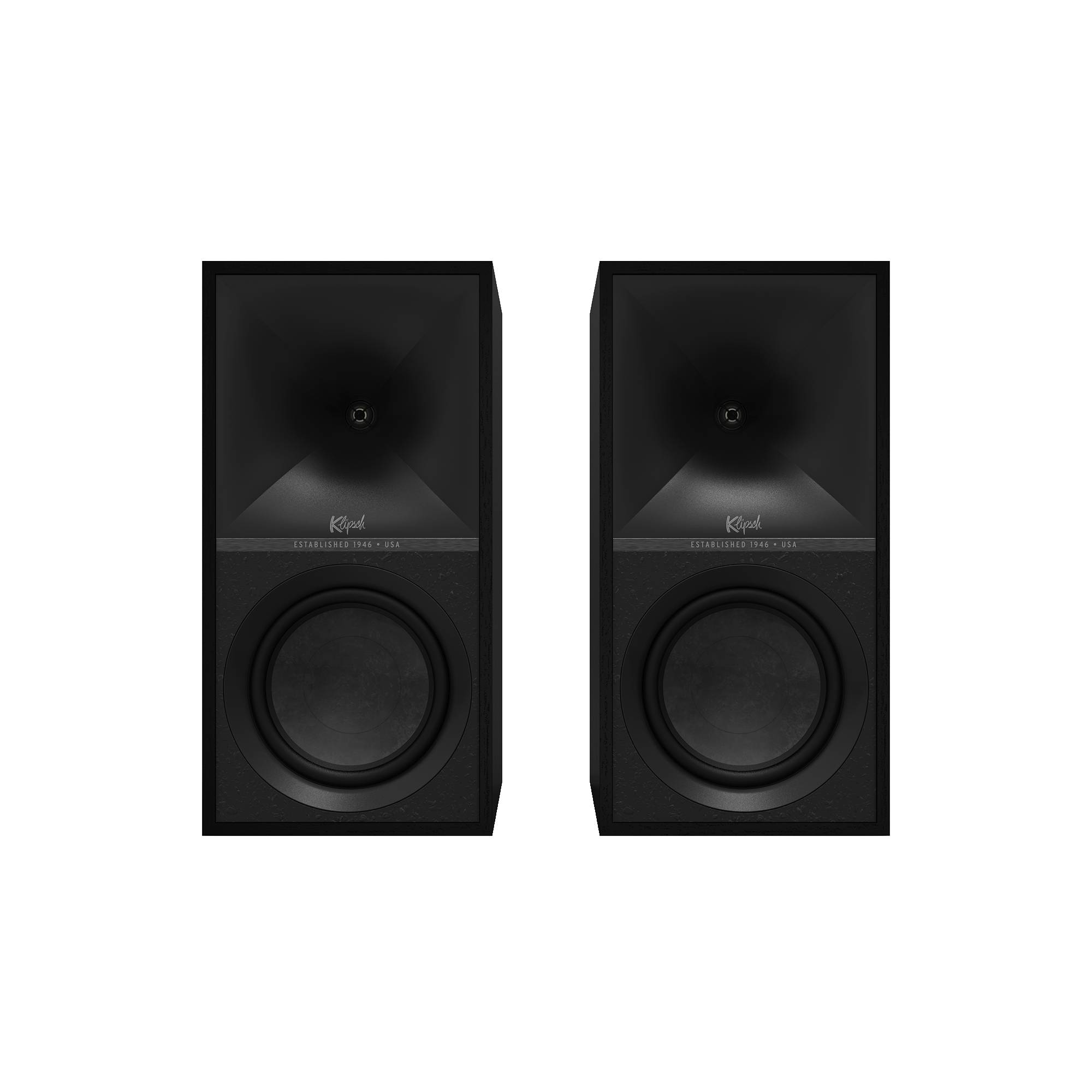 Set 2 boxe active Klipsch The Nines, Negru mat