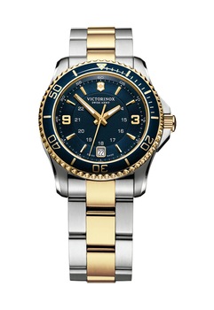 Victorinox Ceas argintiu cu auriu 0 Victorinox Ceas argintiu cu auriu 0