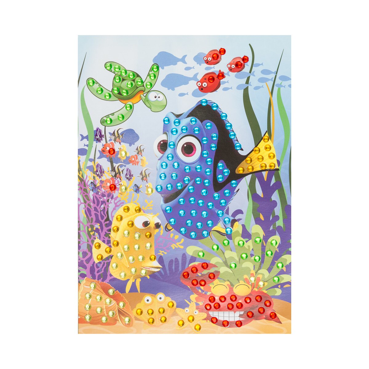 Set tablouri (fise) senzoriale cu pietre decorative autoadezive -20 de bucati