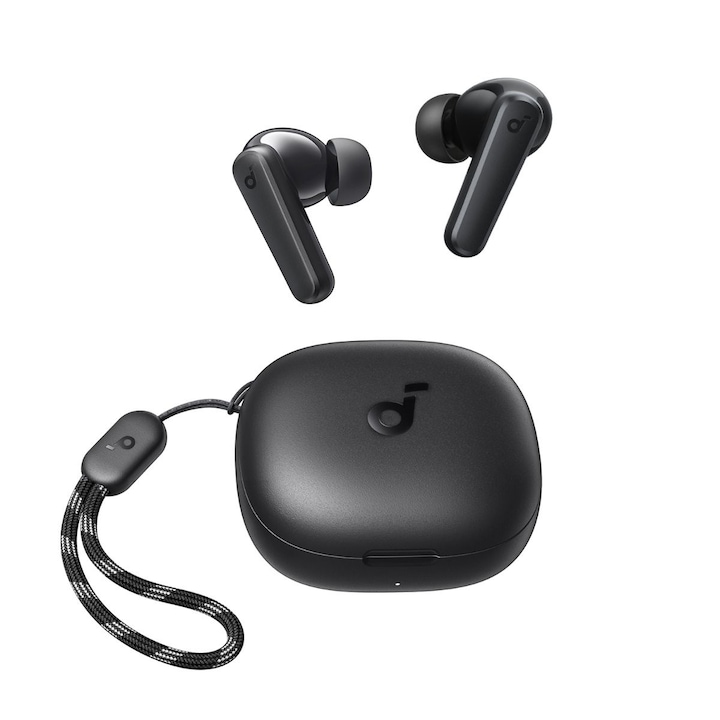 Слушалки True Wireless Anker SoundCore R50i, Bluetooth 5.3, Автономия 30H, Черен