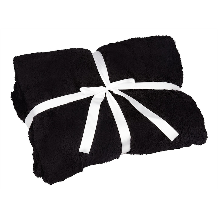 Одеяло, DKAREN, 180 x 240 см, полиестер, черно