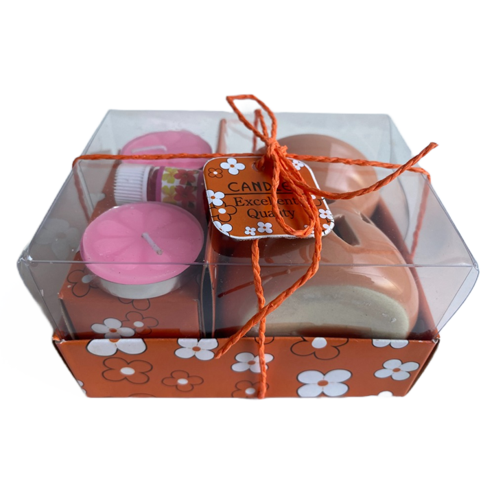 Комплект свещи, 2 свещи и аромат, Porto Marine