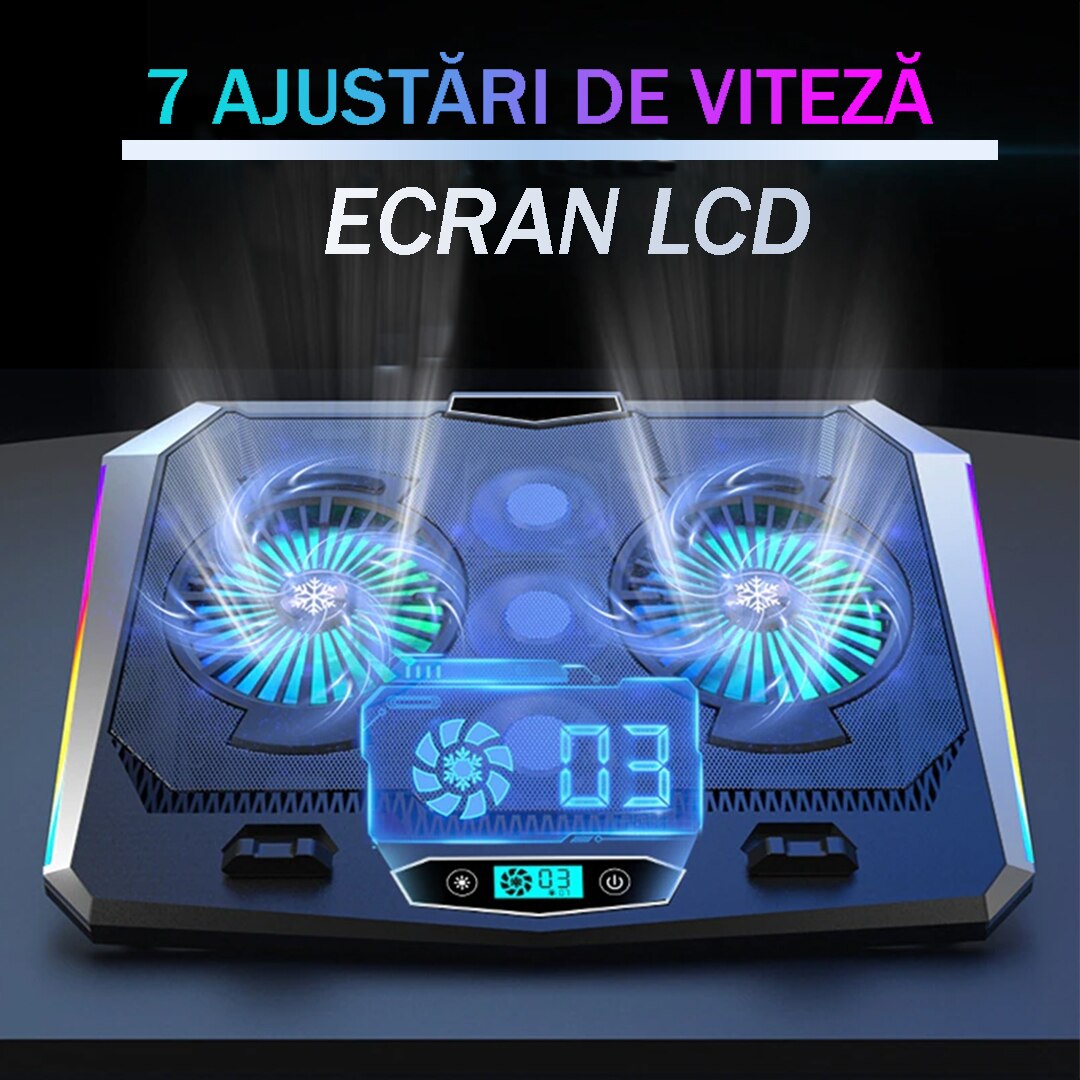 Cooler Laptop RGB Zenino Gaming & Business, 17", LCD, Universal, 7
