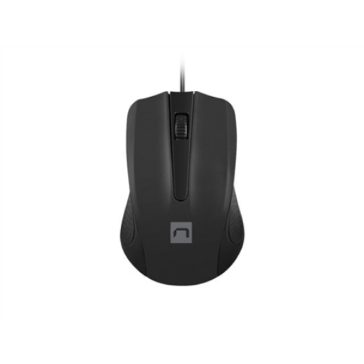 Оптична мишка Natec SNIPE 1200DPI, черна, жична, USB, NMY-2020
