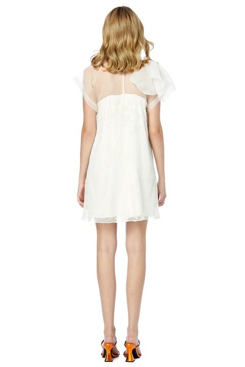 Framboise Seyla бяла копринена рокля XS