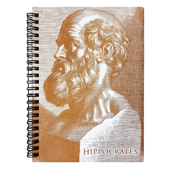 Agenda cu coperti din lemn Hippocrates, 200x150 mm