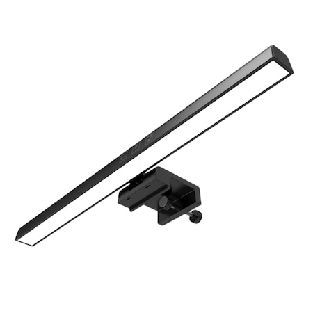 Lampa LED pentru Monitor Smart, LittleDomi, 3 Nivele 2900K-6200K, Putere 5W, 120 Lumeni, Functie Temporizare, Memorie, Dimmer, Anti-Glare Iluminare Asimetrica, Control Touch, USB Type-C, Potrivita pentru Casa/Birou, 50cm, Negru