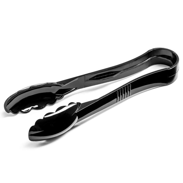 Щипка за сервиране, поликарбонат, черна, 23 см, Forgast