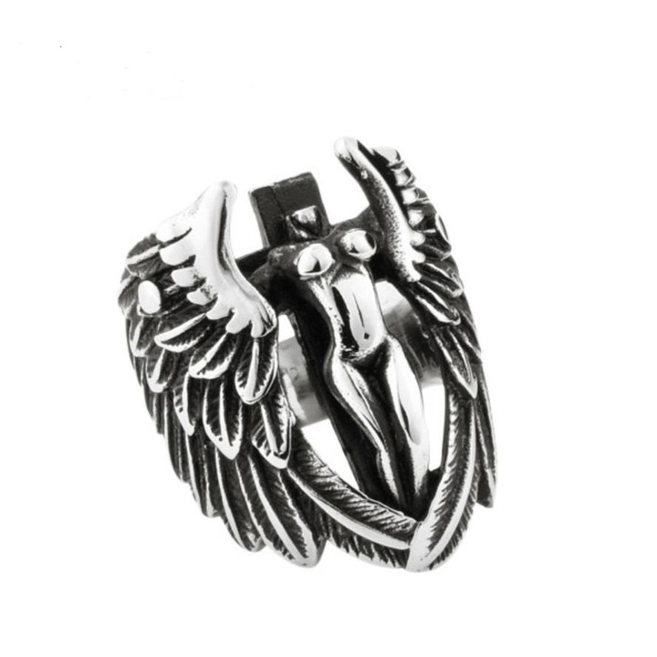 Inel inox cu inger ispititor 20098