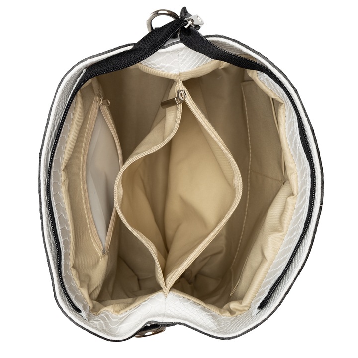 Női pénztárca, bőr, Toro Nero, Rafa, világosszürke