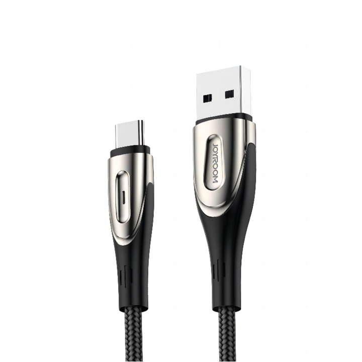 Joyroom Sharp 3A sorozatú USB-A/USB-C kábel 1,2 m fekete (S-M411)