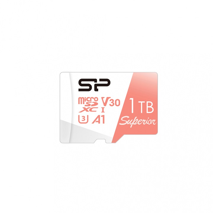 Card de memorie Silicon Power Superior A1, 1TB, MicroSDXC, C10, UHS-I U3, A1, V30