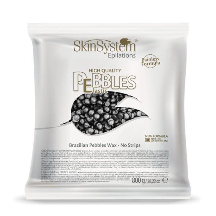 Ceara de epilat, SkinSystem, Profesional, Granule, Orhidee, 800g, Negru