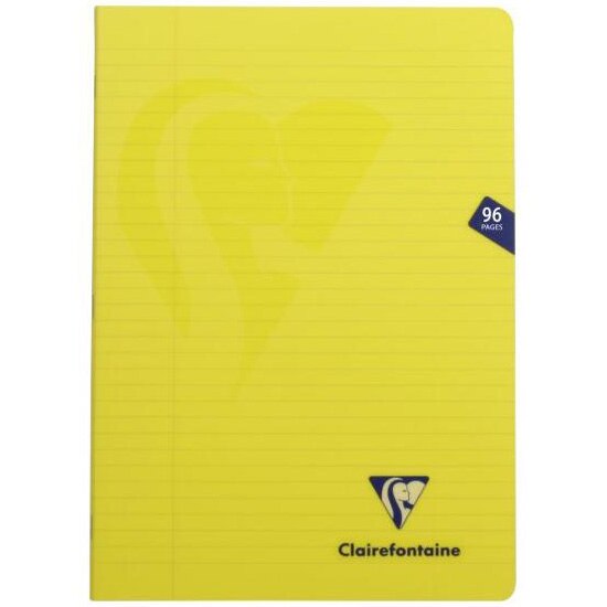 Caiet capsat A4 Clairefontaine Mimesys, 48 file, 29,7 x 21 cm, Dictando, Galben