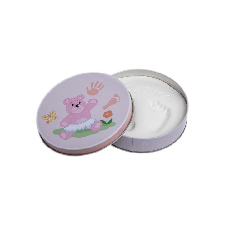 Декоративна кутия за бебешки спомени, модел на мече, многоцветна