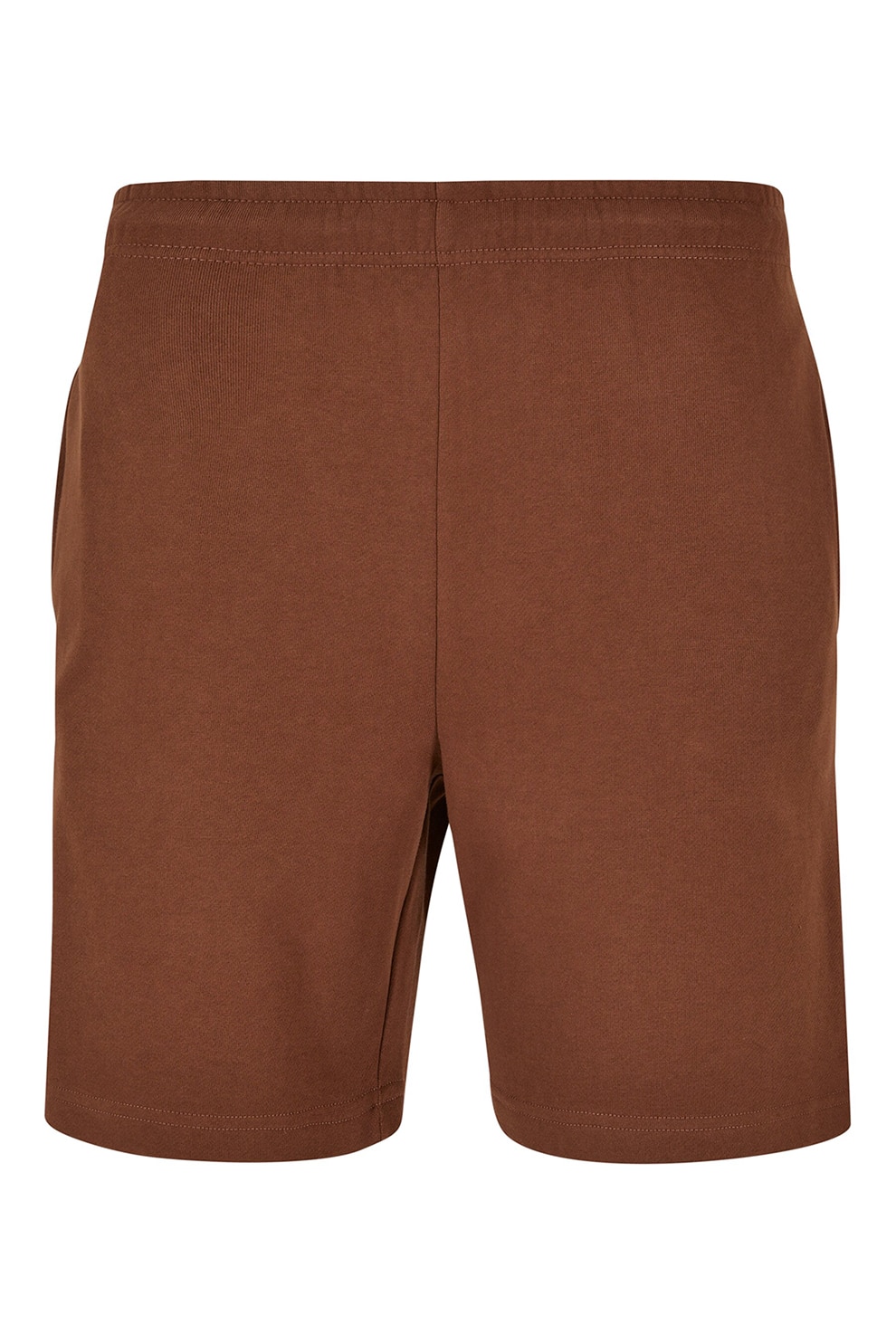 Urban Classics, Pantaloni scurti de bumbac cu buzunare laterale, Maro scortisoara, S