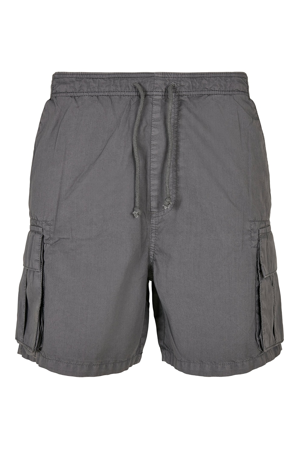 Urban Classics, Pantaloni scurti cargo cu snur, Gri inchis, XS