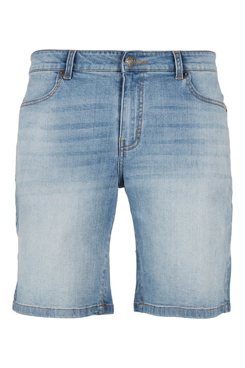 Urban Classics, Blugi scurti cu talie medie, Albastru deschis