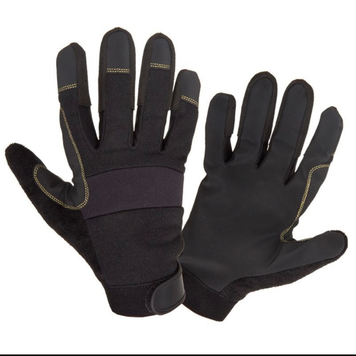 Párnázott elasztán védőkesztyű, 10/XL méret