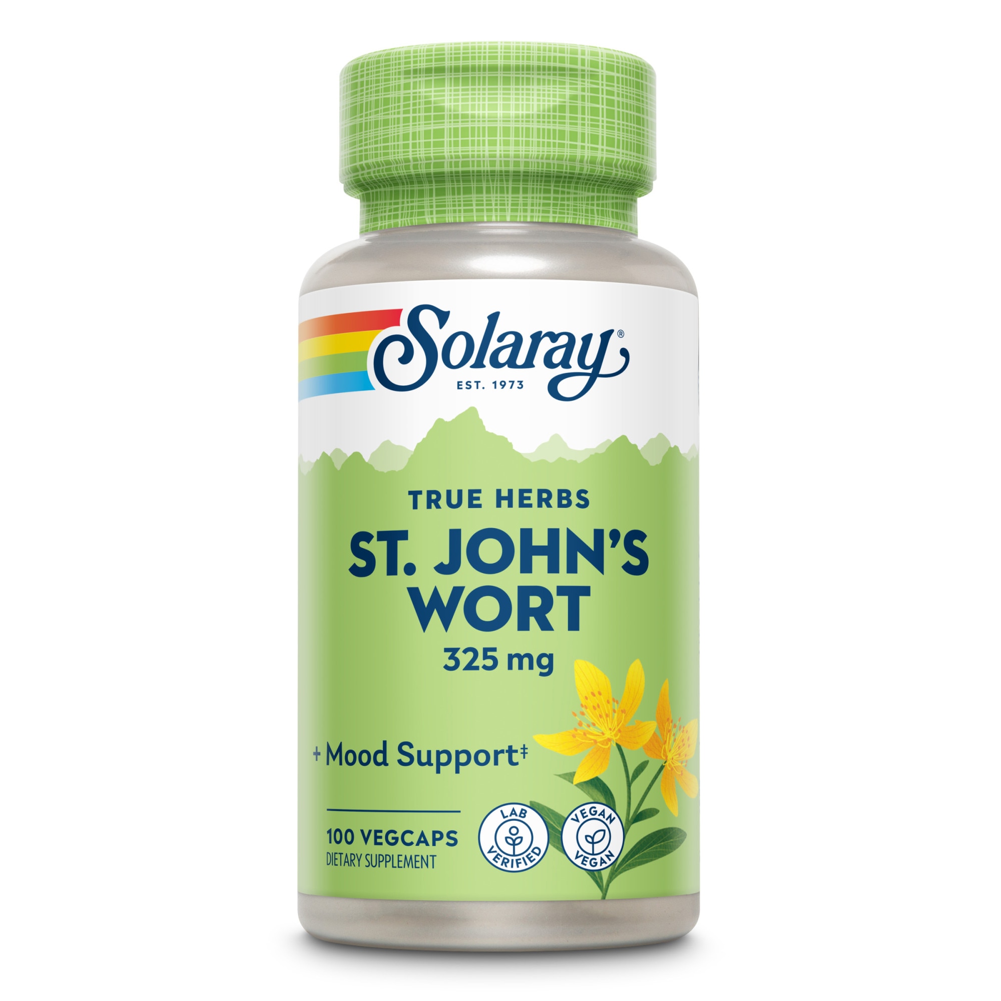 St John's Wort 325mg, 100 capsule vegetale eMAG.ro