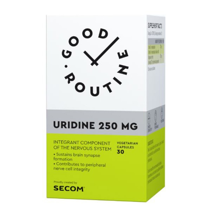 Uridine 250mg, Secom, 30 capsule vegetale