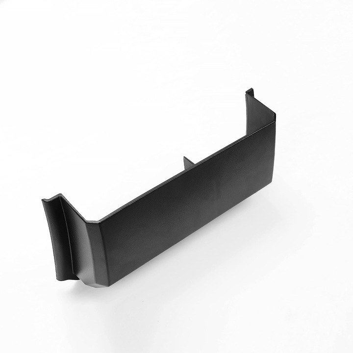 BRAGUS® autórendszerező, műszerfalra, kormány mellé, 2 tárolórekesszel, kompatibilis Tesla Model 3/Y 2021-2023, műanyag, fekete