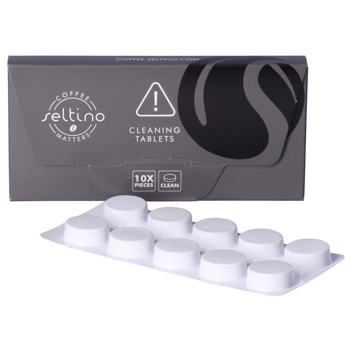 Tablete de curatat espressoare, Seltino, Alb