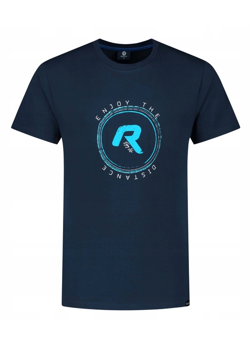 Tricou barbati, Rogelli, Bumbac, Bleumarin, XL