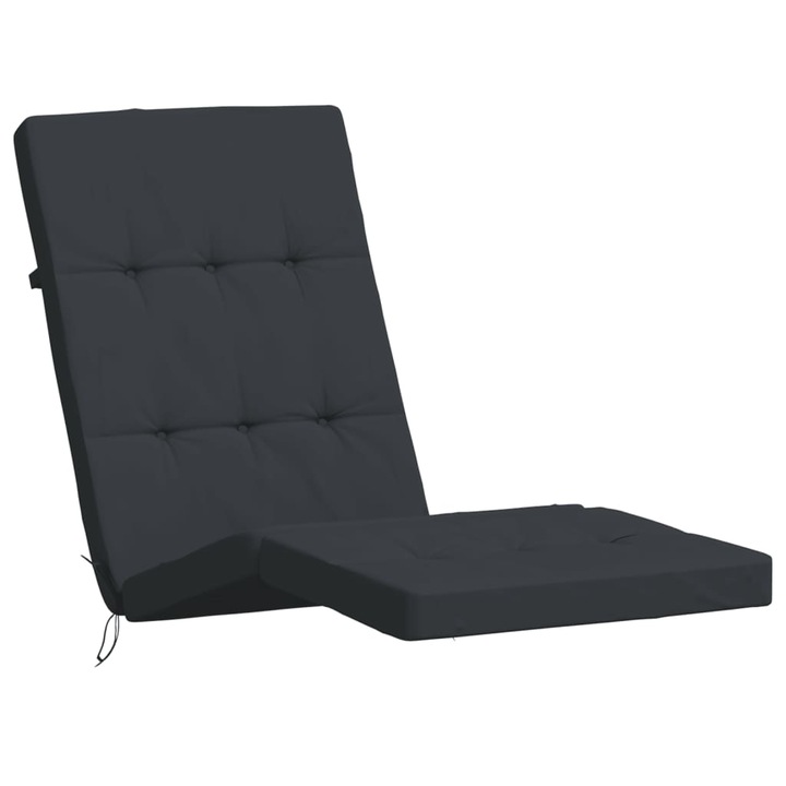 Комплект от 2 x възглавници за шезлонги, Zakito Europe, полиестер, 180 x 55 x 7 см, черни