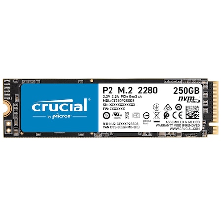 Hard disk intern SSD, Crucial, 250 GB, 2400 MB/s