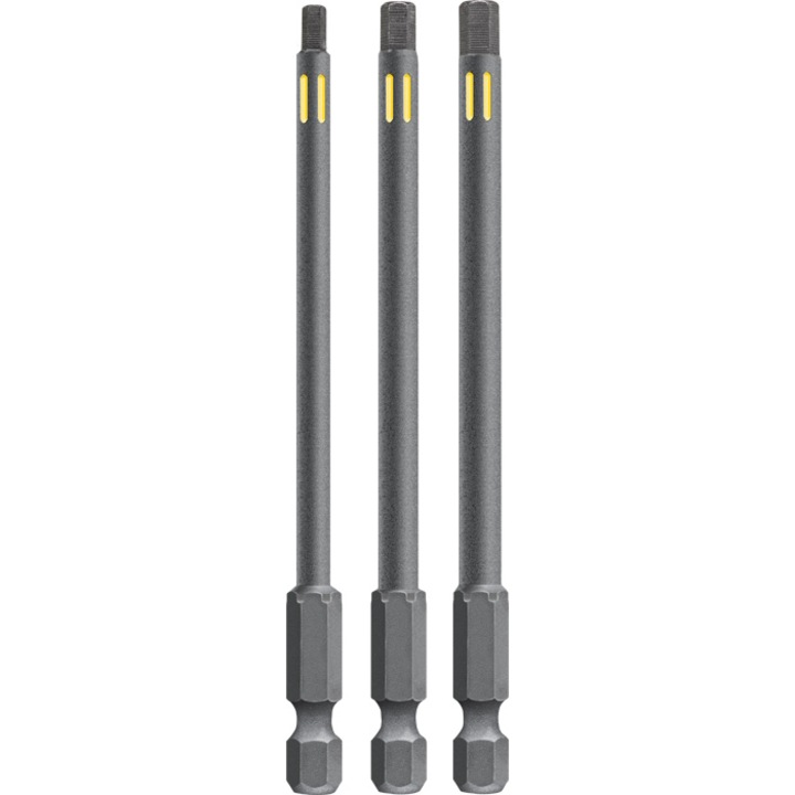 Set 3 biti KWB de TORSIUNE, 100 mm, Hex 3, 4, 5, Magnetic, prindere 1/4