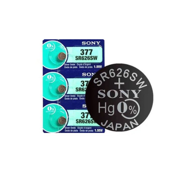 Set 3 baterii Sony 377 / SR626SW