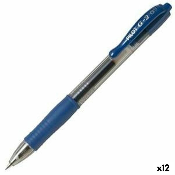 Zseléstoll 0,7mm, nyomógombos Pilot G-2, írásszín kék