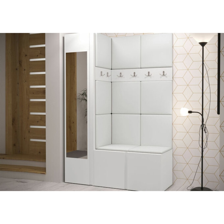 Előszoba garnitúra Hartford 277, Fehér