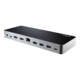 StarTech MST30C2HHPDU докинг станция и USB 3.2 Gen 1 тип C порт репликатор MST30C2HHPDU черен/сребрист