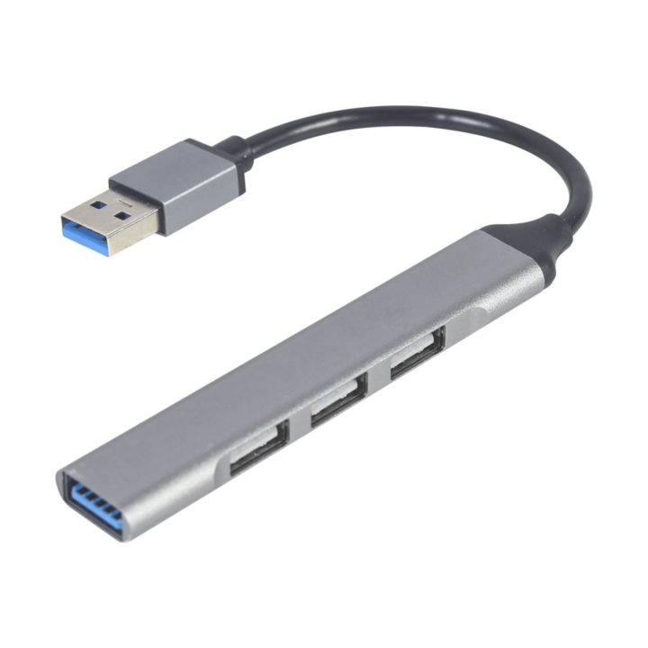 Gembird USB-A HUB 4 portos ezüst (UHB-U3P1U2P3-02) (UHB-U3P1U2P3-02)