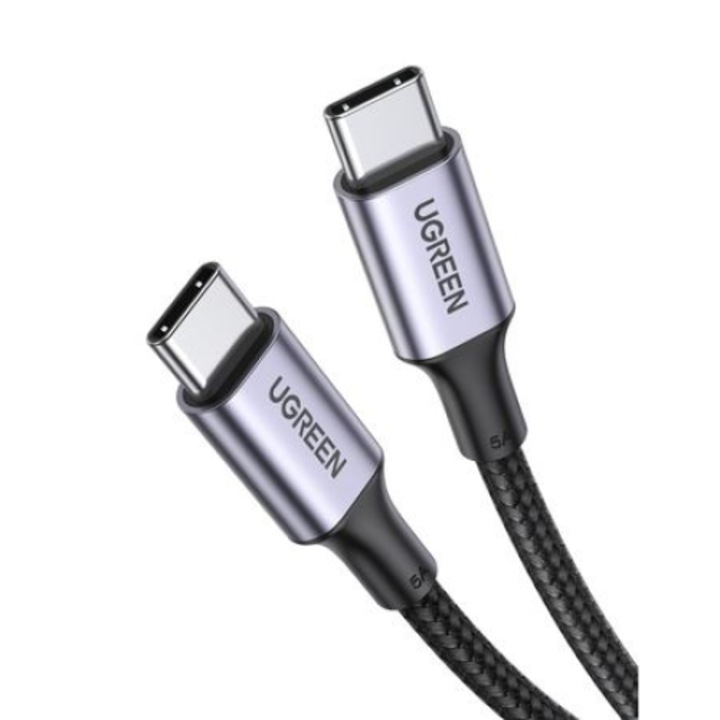 UGREEN USB-C - USB-C kábel 100W 1m fekete (70427B) (UG70427B)