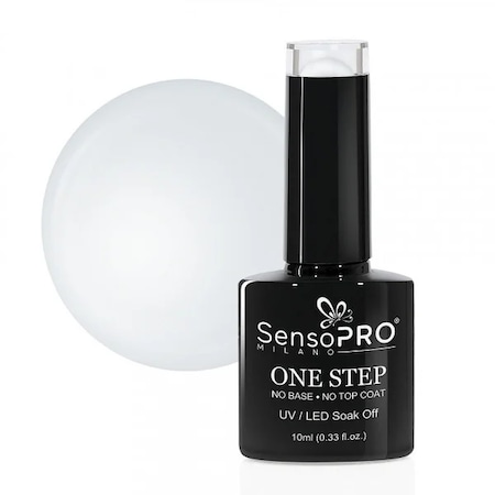 Oja Semipermanenta SensoPRO Milano One Step 10ml, Milky White 076
