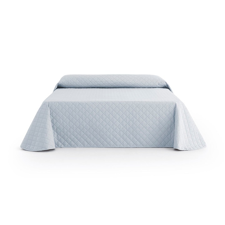 Капитонирана покривка за легло Sofazip Light Grey 200 x 270 см