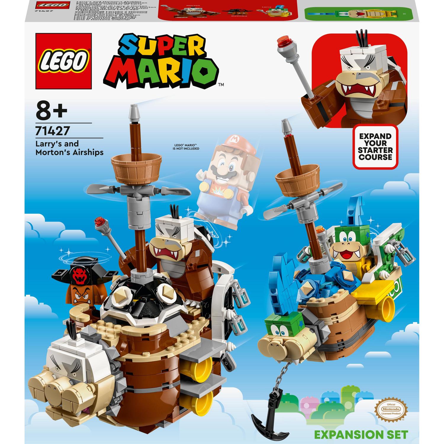 マリオ LEGO® Super Mario™ - Set de extindere - Zepelinele lui Larry si