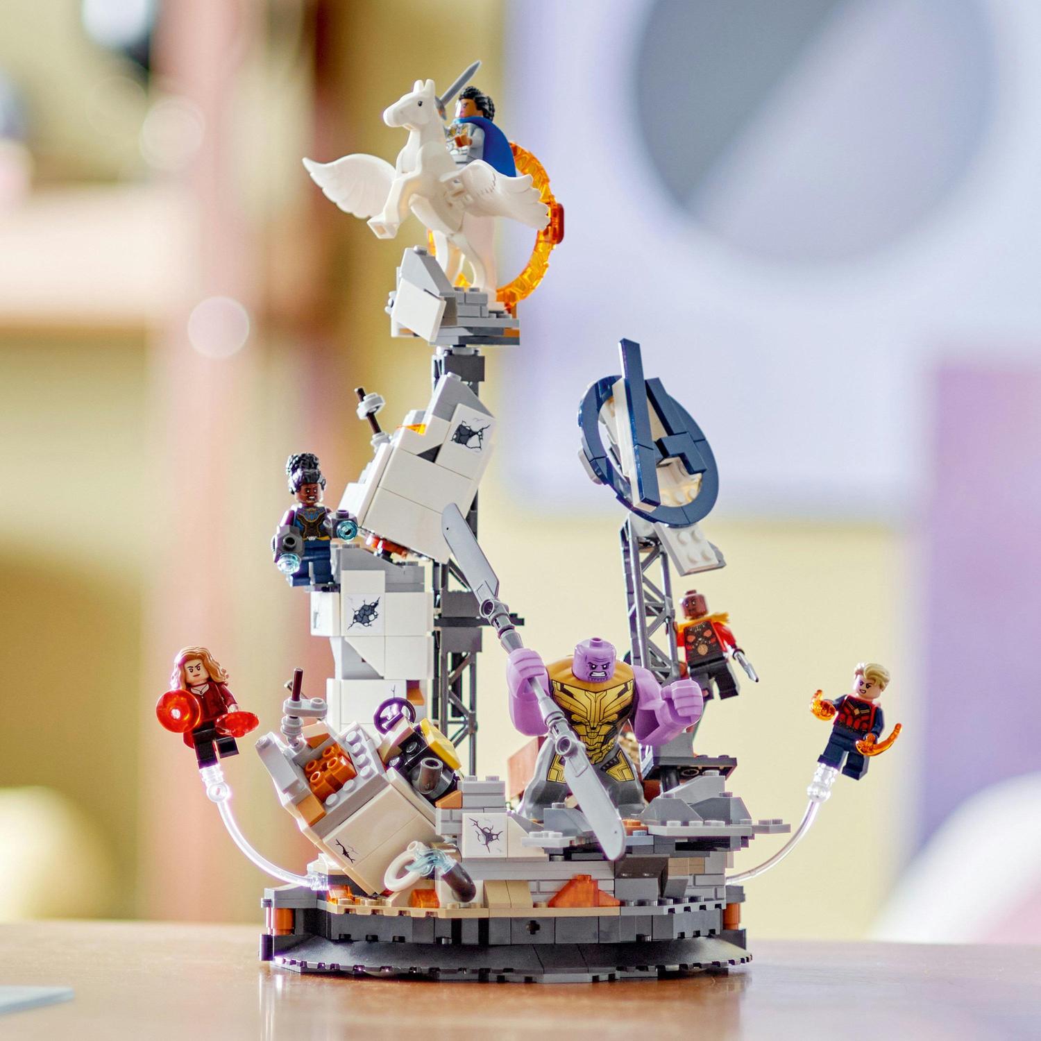 LEGO® Marvel - Sfarsitul jocului – Batalia finala 76266, 794 piese