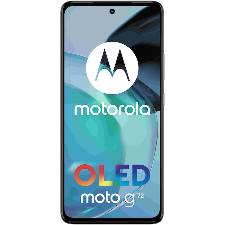 Telefon mobil Motorola Moto g72, Dual SIM, 8GB RAM, 128GB, Bright White