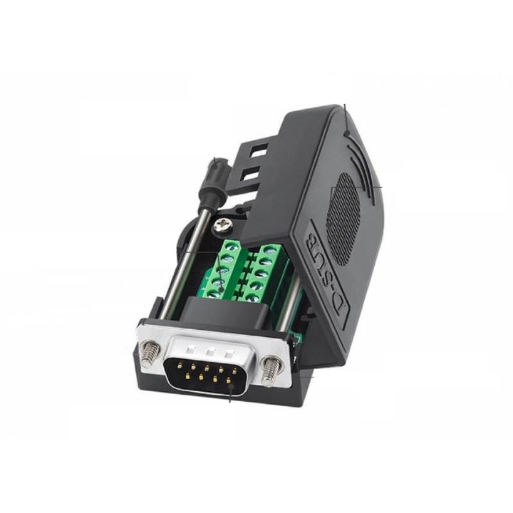 Conector DB9 tata, 9 pini fara lipire